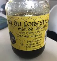 Sucre et nutriments contenus dans Miel du forestic