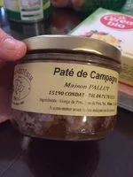 Sucre et nutriments contenus dans Maison pallut