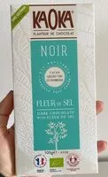 Sokerin määrä sisällä Chocolat noir a la fleur de sel