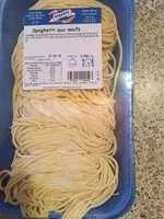 Quantité de sucre dans Spaghetti aux oeufs