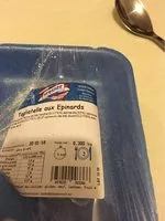 Quantité de sucre dans Tagliatelles aux epinards
