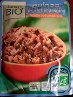 Количество сахара в Quinoa poulet et sésame