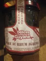 चीनी की मात्रा Confiture De Banane Au Rhum Délices De Guyane