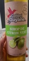 Zuckermenge drin Sirop de citron vert