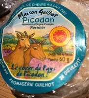 入っている砂糖の量 Picodon fromage