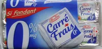 Sucre et nutriments contenus dans Carre frais