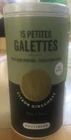 चीनी की मात्रा 15 Galettes Citron