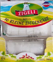 Zucker und Nährstoffe drin Zigeli