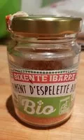 Amount of sugar in Piment d'espelette AOP