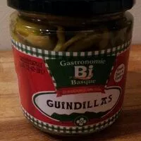 Amount of sugar in Piments verts guindillas