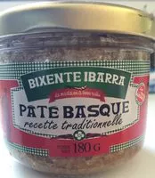 Amount of sugar in Paté Basque