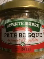 Amount of sugar in Pâté Basque