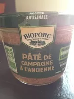 Sucre et nutriments contenus dans Bio porc