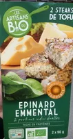 含糖量 Steaks de Tofu aux épinards et à l'emmental Bio