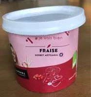 Suhkru kogus sees Glace a la fraise