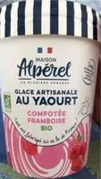 Suhkru kogus sees Glace artisanale au yaourt compotee framboise bio