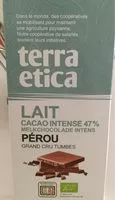 İçindeki şeker miktarı Chocolat Lait Pérou 47%