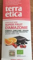 İçindeki şeker miktarı Chocolat noir Super fruit d'Amazonie