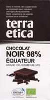 İçindeki şeker miktarı Chocolat noir 98%