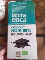İçindeki şeker miktarı Chocolat noir 88% bolivie-haïti