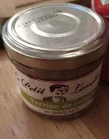 Quantité de sucre dans Terrine de canard au poivre vert