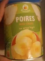 Sokerin määrä sisällä Poires au sirop