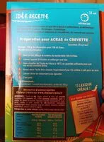 Cantidad de azúcar en Préparation pour Acras de crevettes