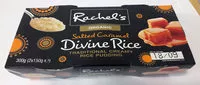 Suhkru kogus sees Rachel's organic Divine Rice Salted Caramel