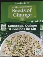 Sucre et nutriments contenus dans Seed of change