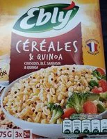 İçindeki şeker miktarı Mélange de Céréales & Quinoa Ebly 10 min 375 g