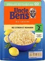 Zuckermenge drin Riz citron et romarin Uncle Ben's 250 g