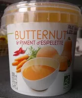 Suhkru kogus sees Butternut & Piment d'Espelette