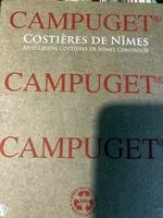 Sucre et nutriments contenus dans Campuget