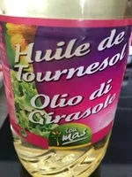 Quantité de sucre dans Huile de tournesol