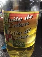 Quantité de sucre dans Huile de colza