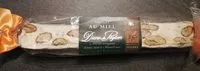 Jumlah gula yang masuk Nougat au miel