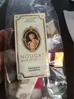 Jumlah gula yang masuk Nougats assortis