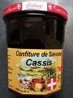 İçindeki şeker miktarı Confiture de Savoie Cassis