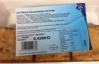 Quantité de sucre dans 6 Portions de Colin d'Alaska Meunière Cuit 70G Prim