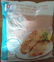 Количество сахара в Plein Filet de Colin d'Alaska Meunière