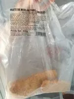 入っている砂糖の量 Filet de merlan panes surgeles