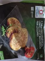 含糖量 Galettes végétales aux lentilles, boulgour et légumes