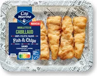 含糖量 Aiguillettes de cabillaud façon fish & chips