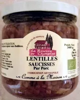 Zuckermenge drin Lentilles Saucisses