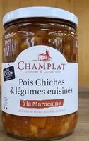 Suhkru kogus sees Pois chiches & légumes cuisinés