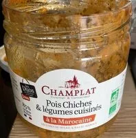 Suhkru kogus sees Pois chiche et légumes cuisinés