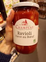 Suhkru kogus sees Ravioli farce au boeuf