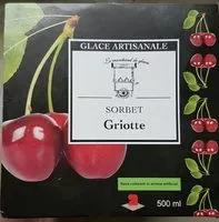 Quantité de sucre dans Sorbet Griotte