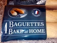 Sucre et nutriments contenus dans Bake at home