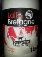 Quantité de sucre dans Lait de Bretagne